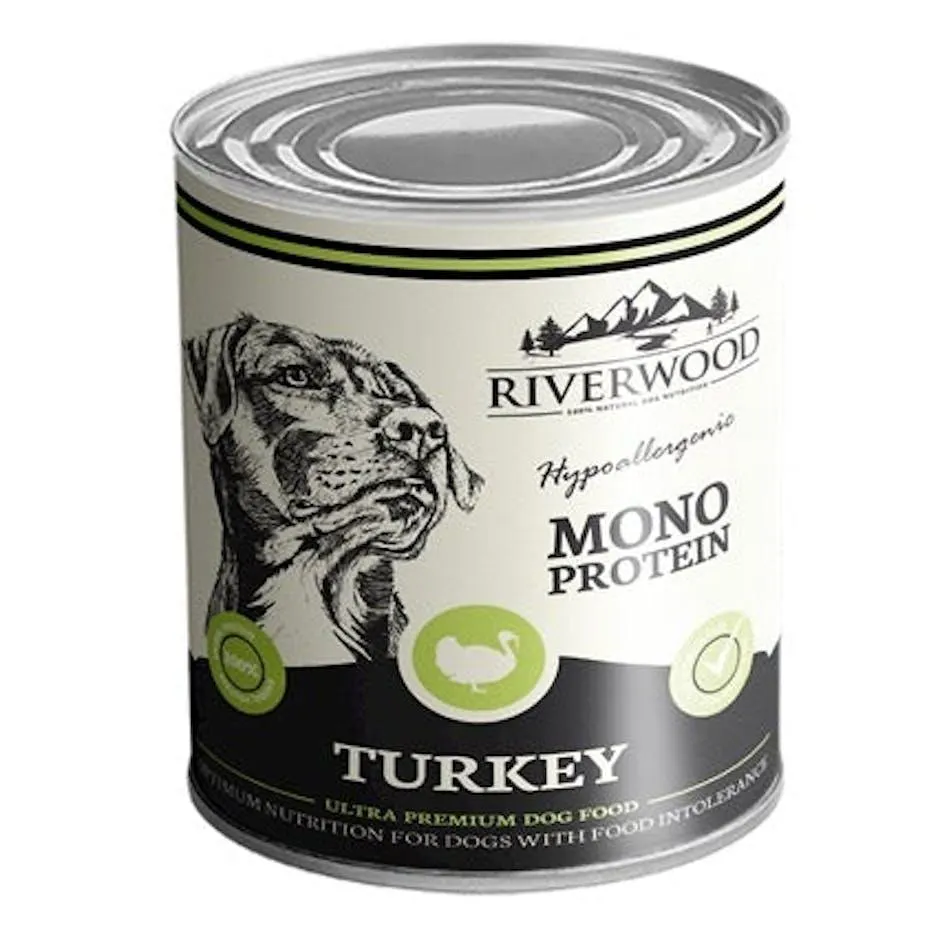 Riverwood blik dog monoproteine turkey 400g