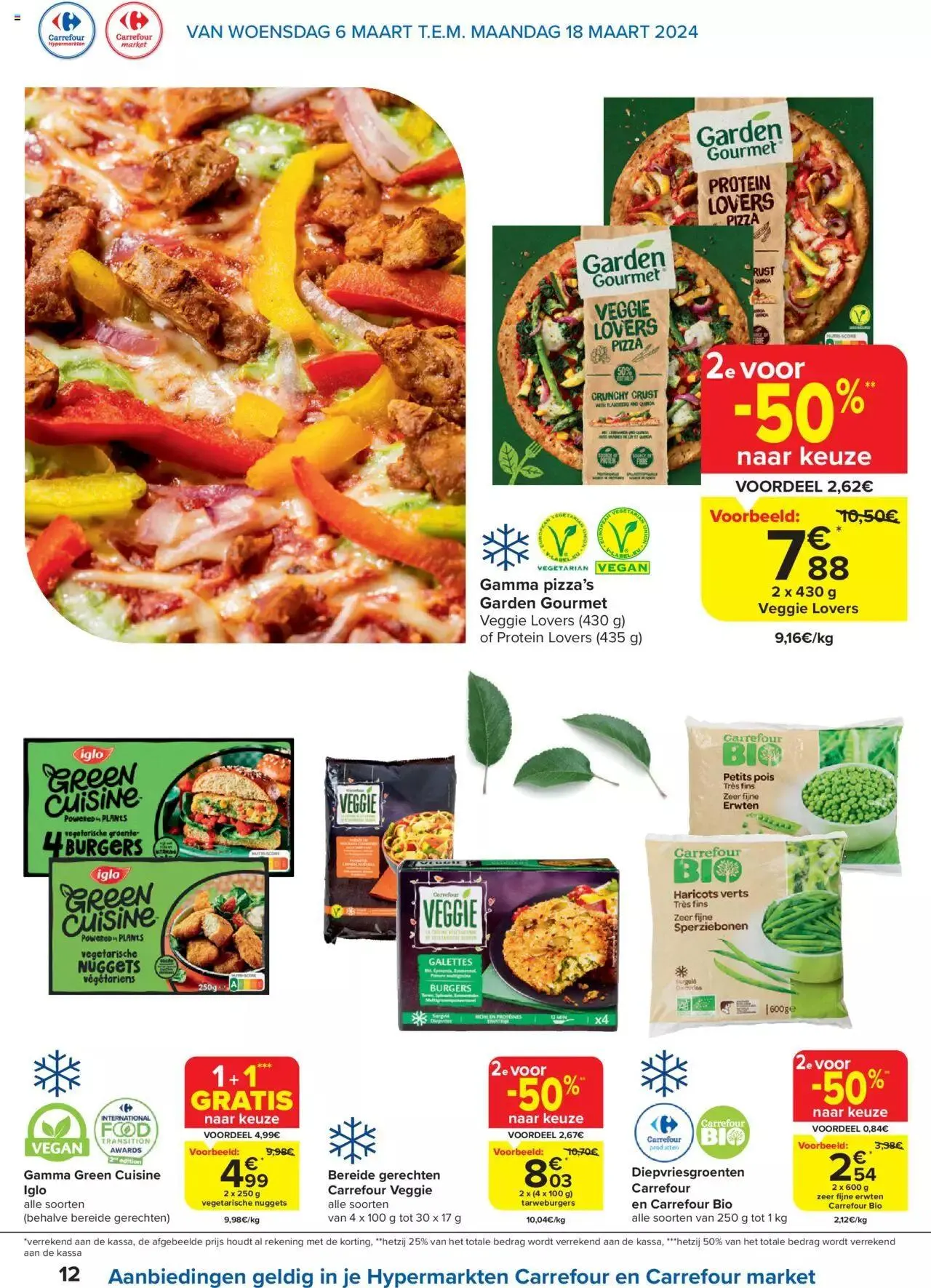 Carrefour Veggie Special van 18 maart tot 11 maart 2024 - folder pagina 12