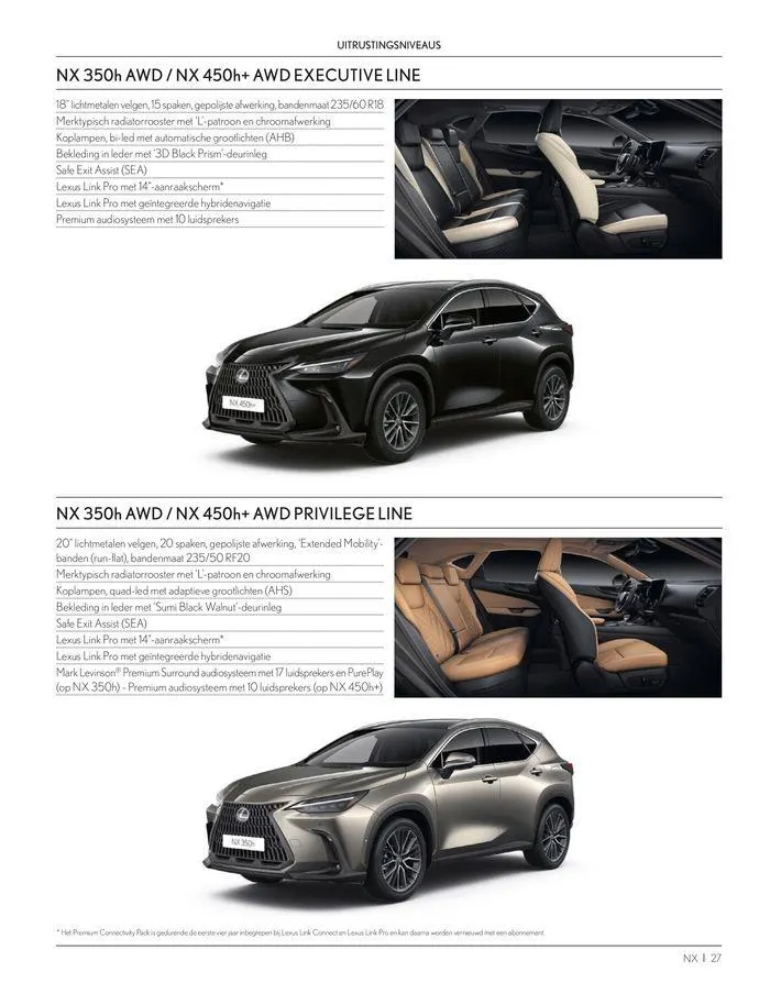 LEXUS NX van 23 november tot 23 november 2024 - folder pagina 27