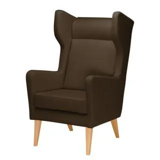 Oorfauteuil Bucoli geweven stof