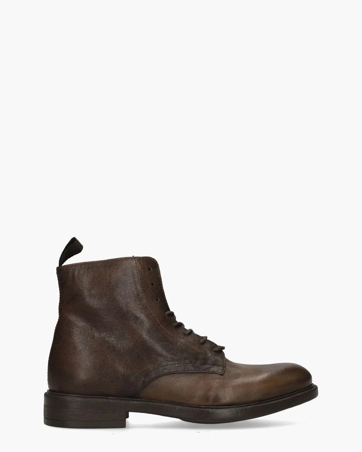 88605 Donkerbruin Heren Veterboots