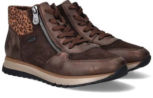 Rieker Veterboots Bruin Dames