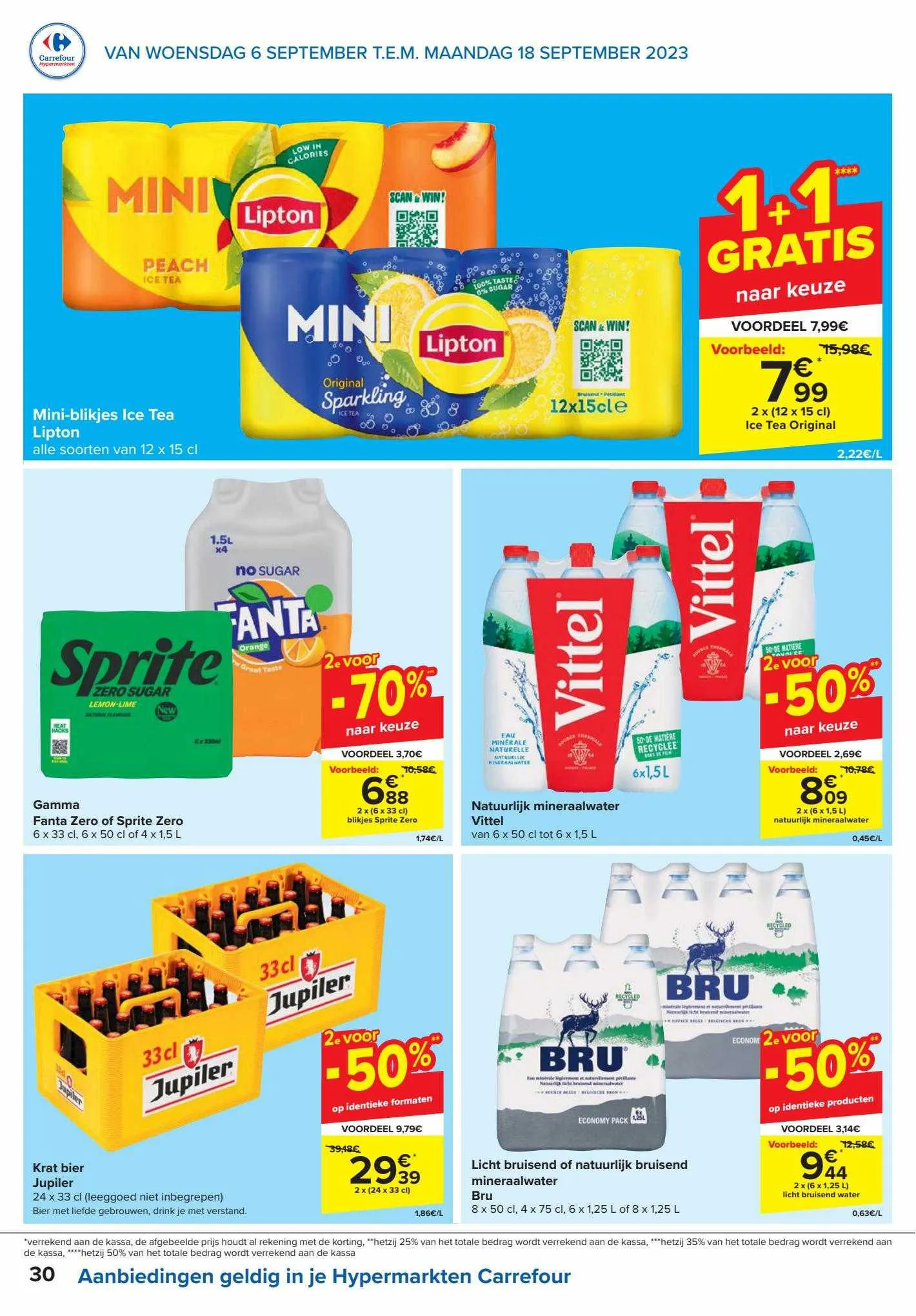 Carrefour Express Folder van 15 september tot 15 september 2023 - folder pagina 30