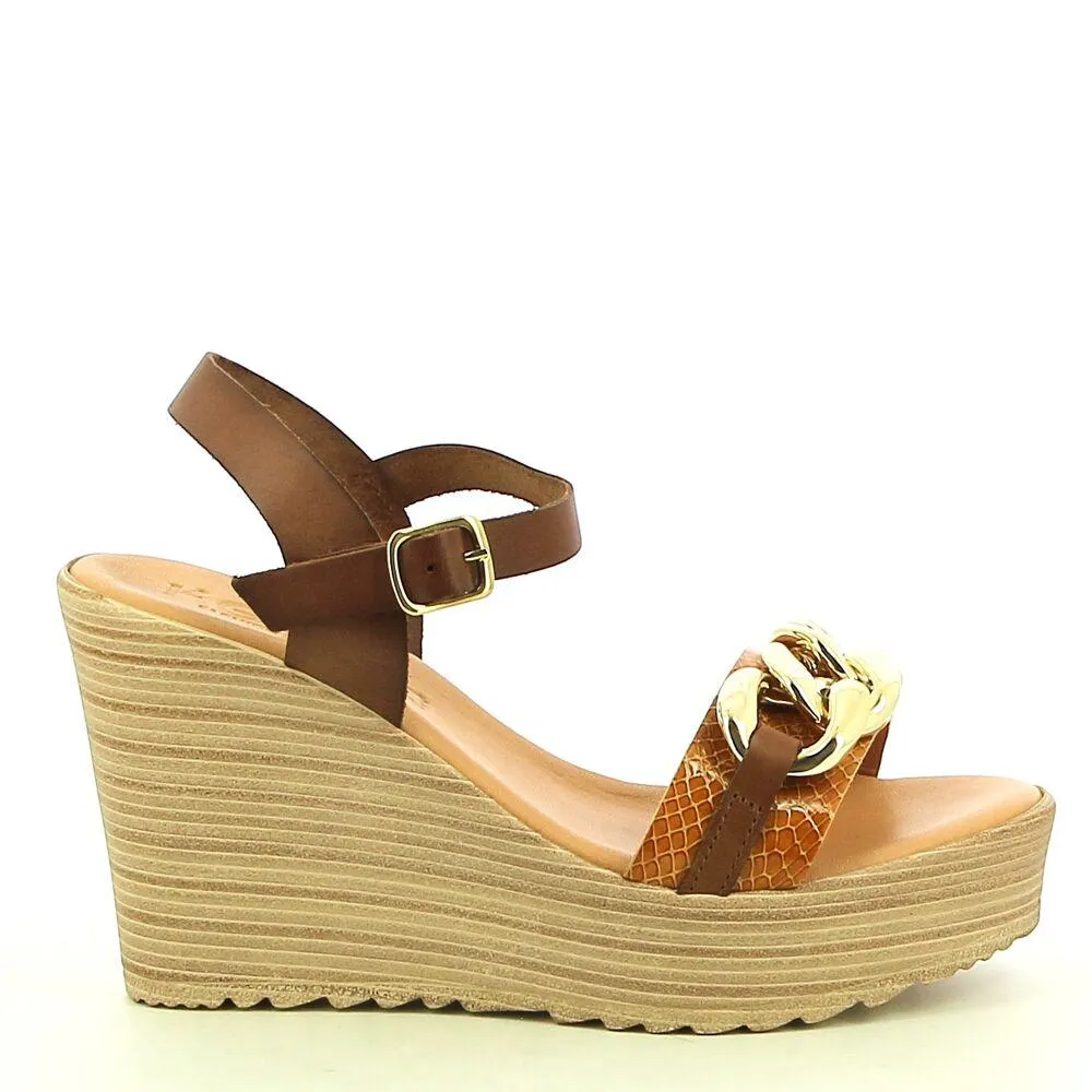 Ken Shoe Fashion - Camel - Sandalen
