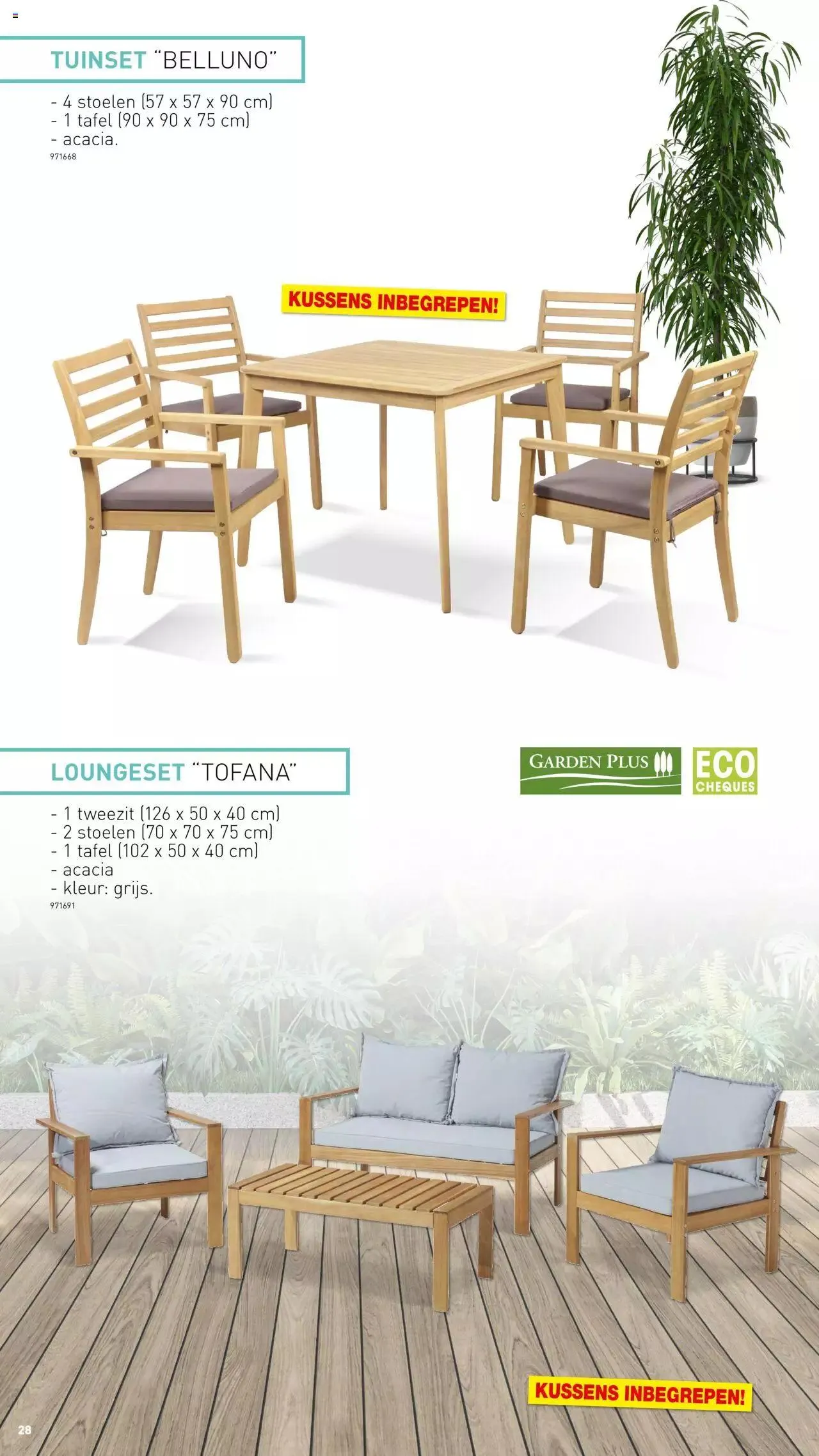 Hubo - Tuinmeubelen Special 2023 van 30 juni tot 31 december 2023 - folder pagina 28