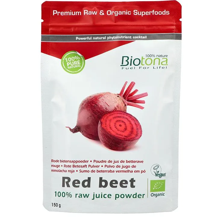 Biotona Rode Bietensap Raw Poeder BIO - 150g