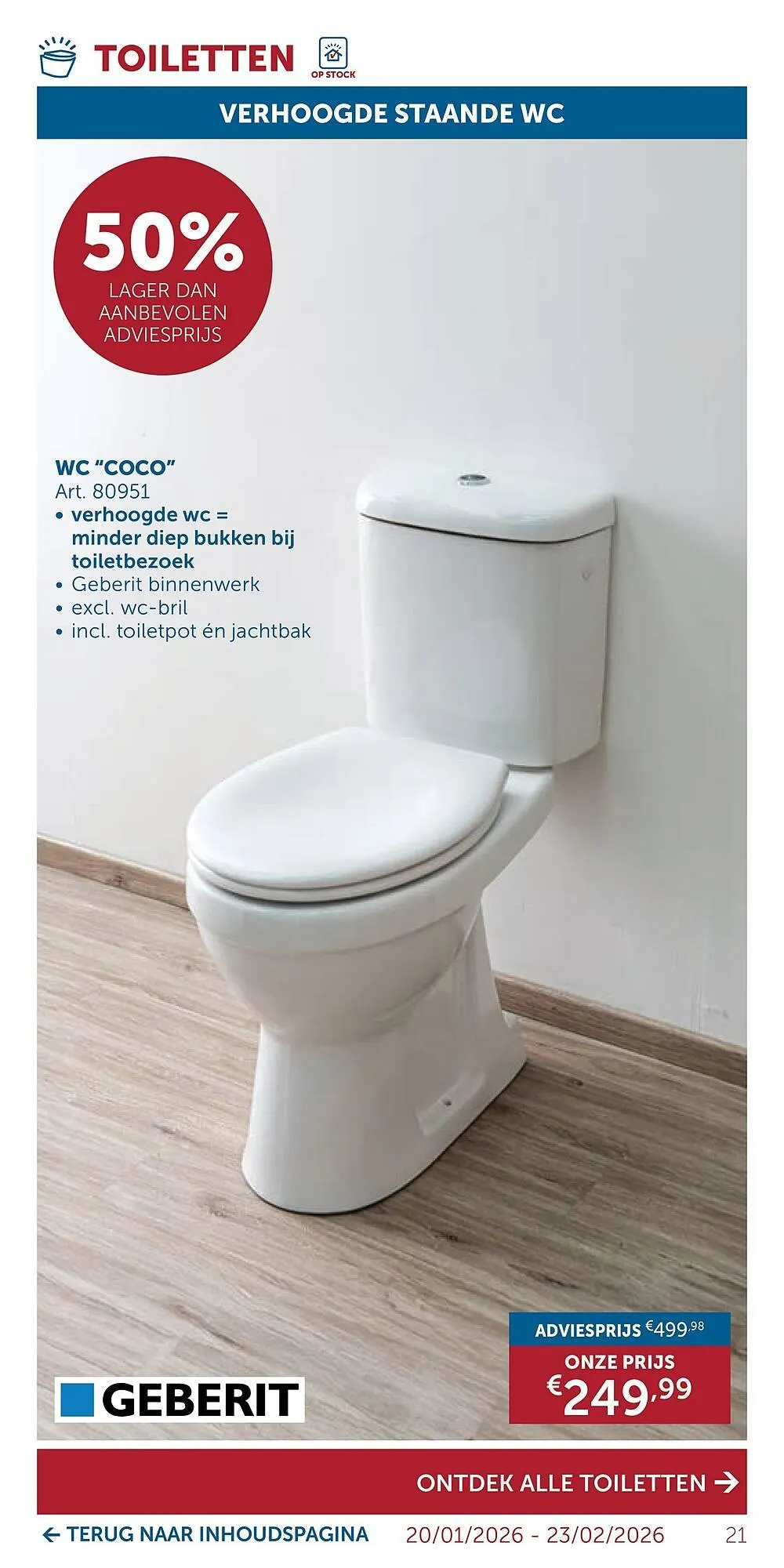 Zelfbouwmarkt folder van 20 januari tot 23 februari 2026 - folder pagina 21