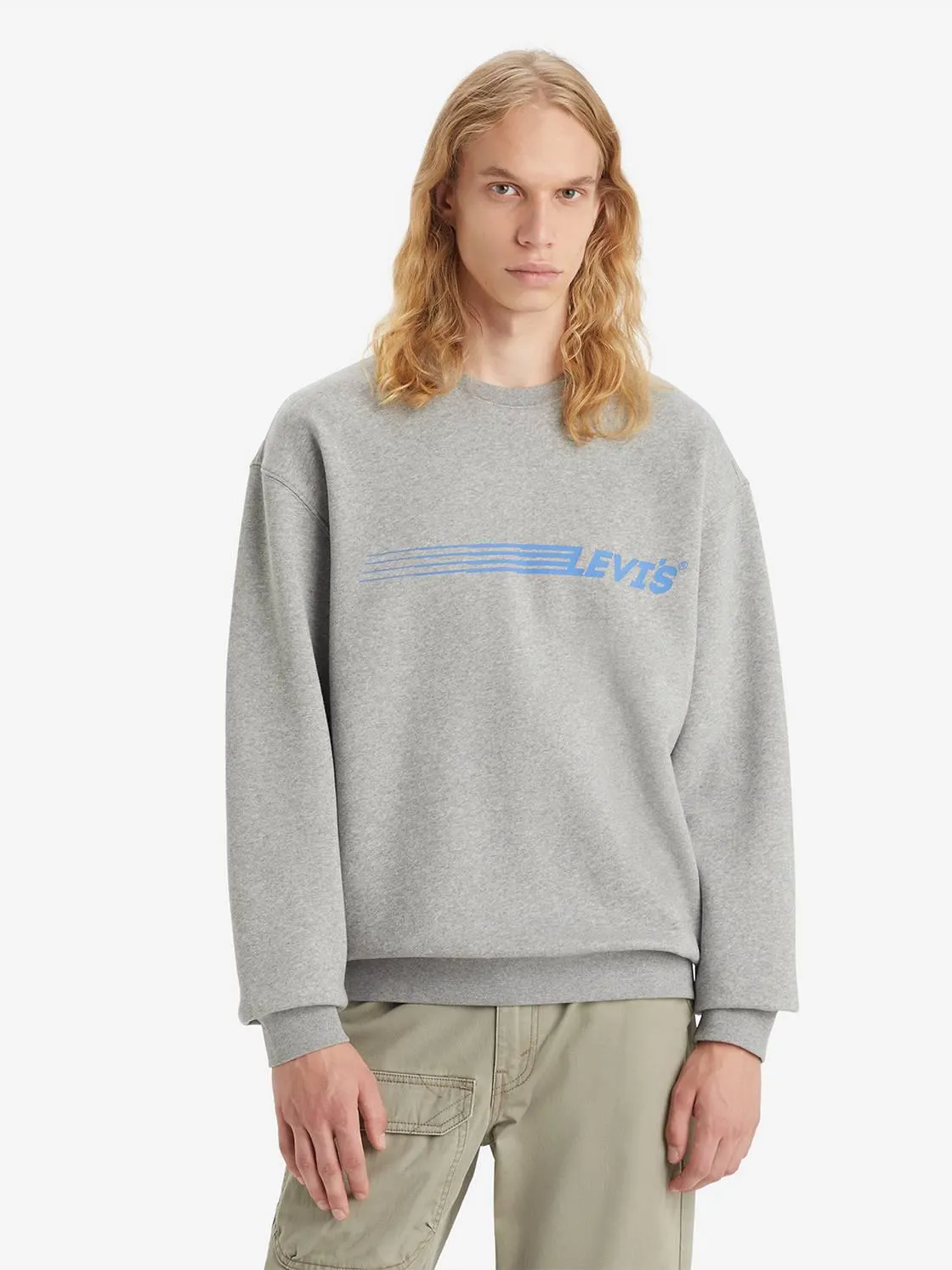 Relaxed Fit Graphic Crewneck Sweatshirt