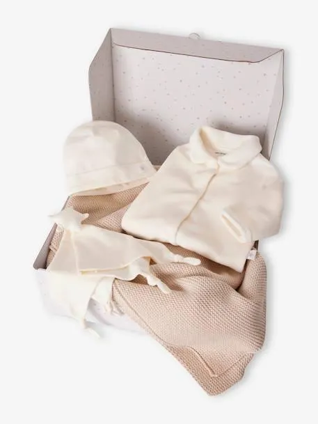 Conjunto de 4 peças, para bebé - cru