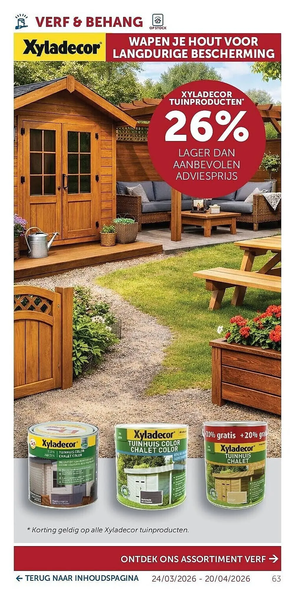 Zelfbouwmarkt folder van 24 maart tot 20 april 2026 - folder pagina 63