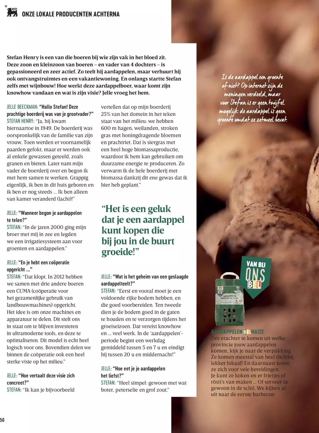 Delhaize Magazine N°69 NL van 31 mei tot 31 december 2023 - folder pagina 50