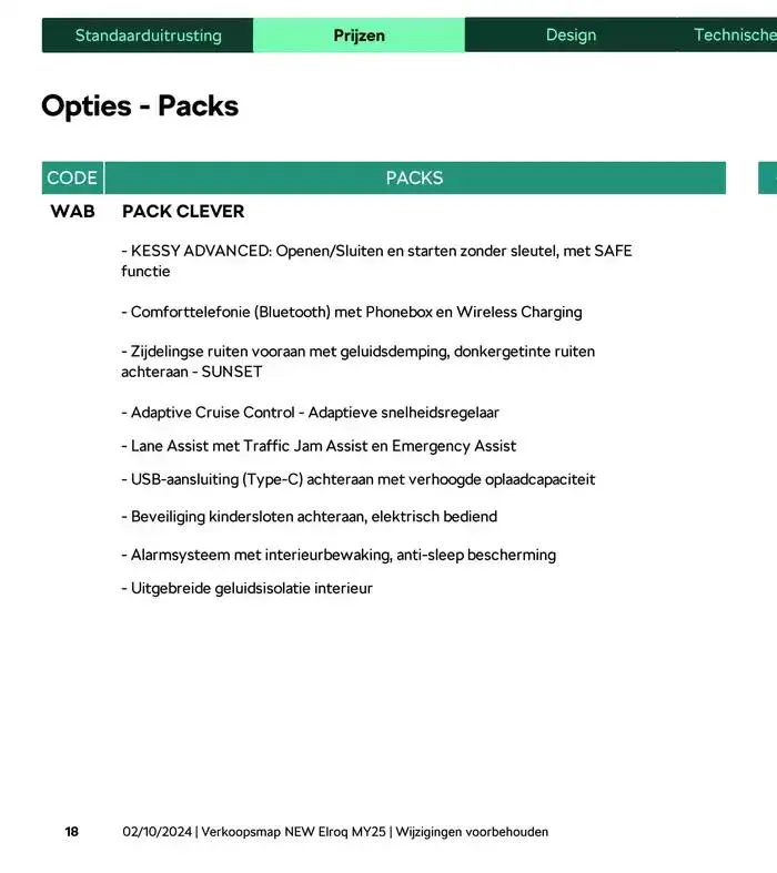 Price List van 31 december tot 31 december 2025 - folder pagina 35