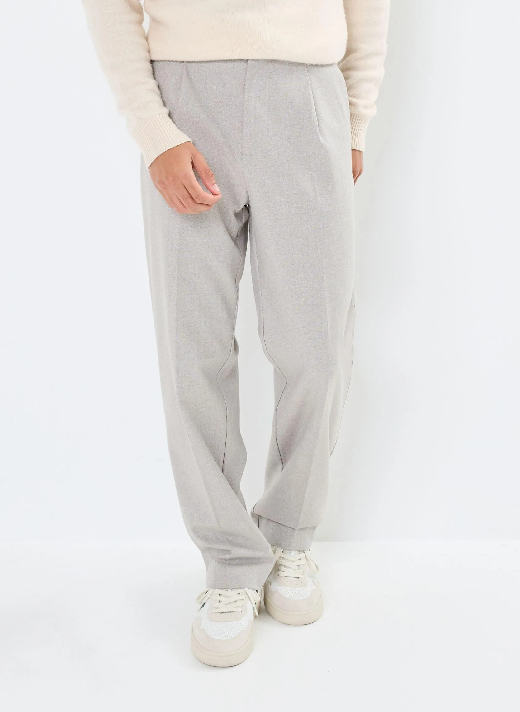 Chino broeken PEROBINE heren beige