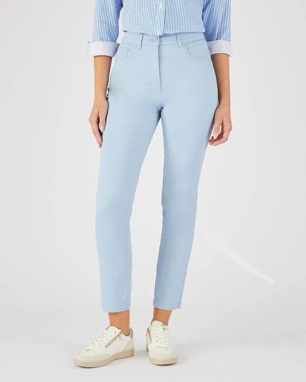 Perfect Fit Light* 7/8 slim broek van Damart