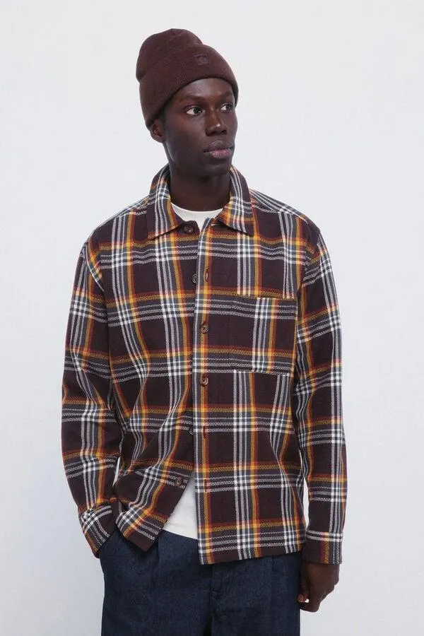 Sobrecamisa cuadros overshirt