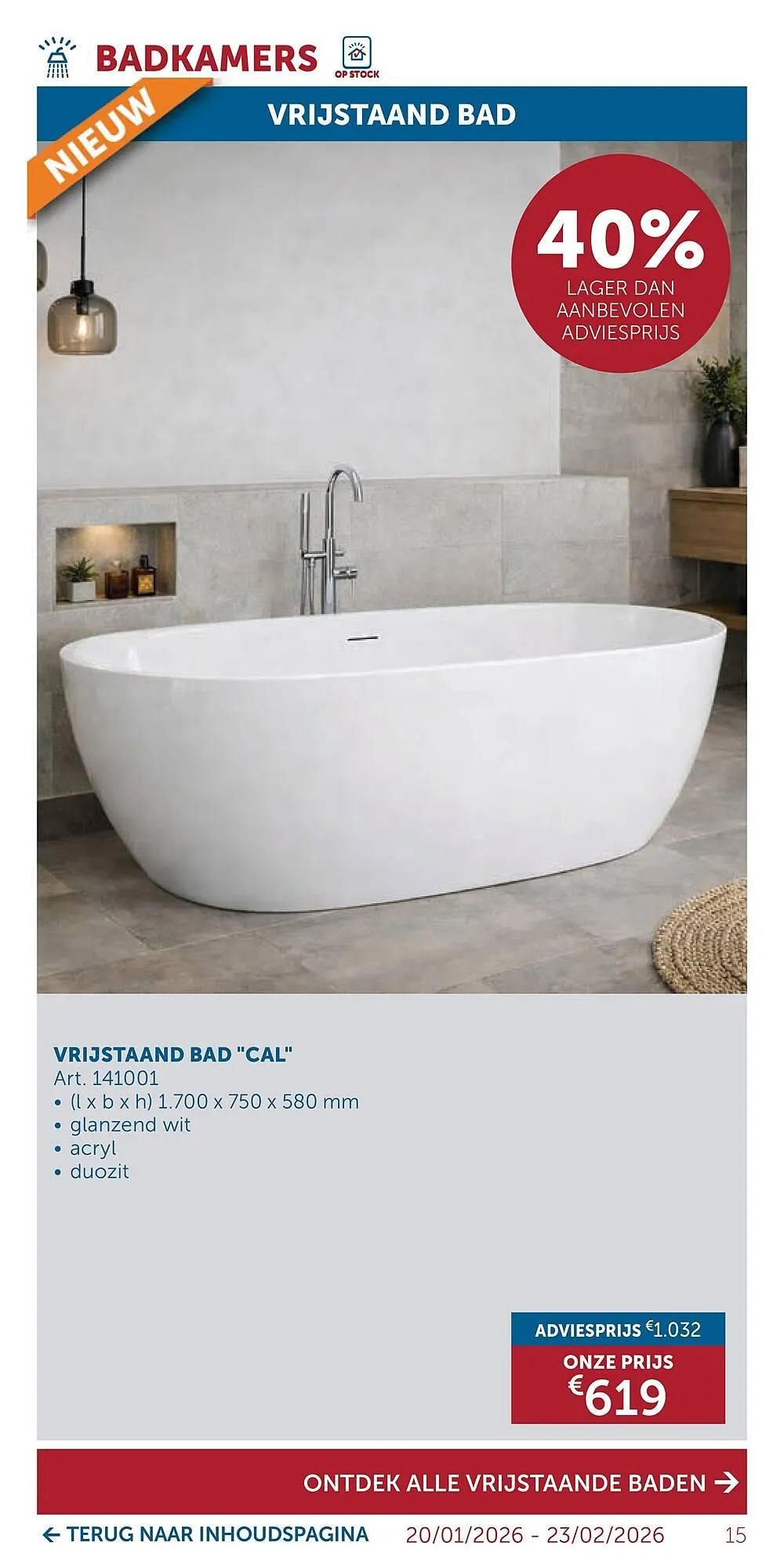 Zelfbouwmarkt folder van 20 januari tot 23 februari 2026 - folder pagina 15