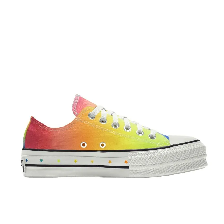 Custom Chuck Taylor All Star Lift Platform Low Top Pride