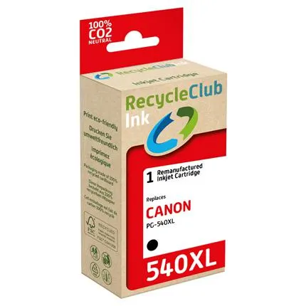 RecycleClub Cartridge compatible met Canon PG-540 XL Zwart