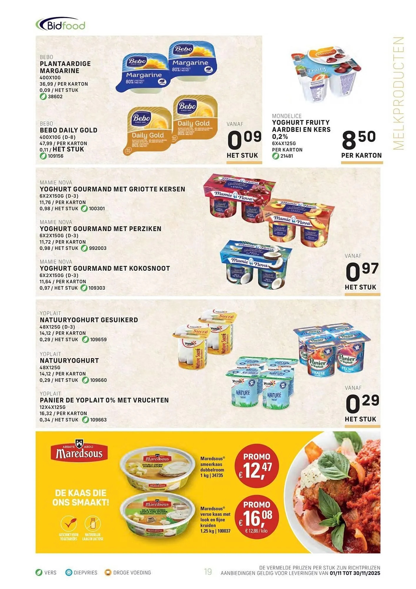 Bidfood folder van 31 oktober tot 30 november 2025 - folder pagina 19