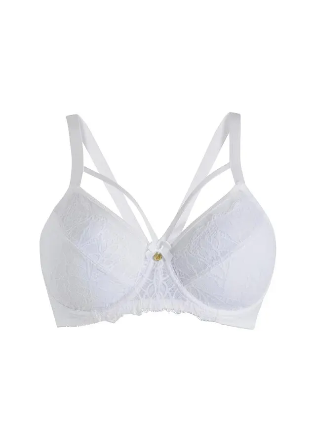 Soutien-gorge minimiseur avec dentelle délicate