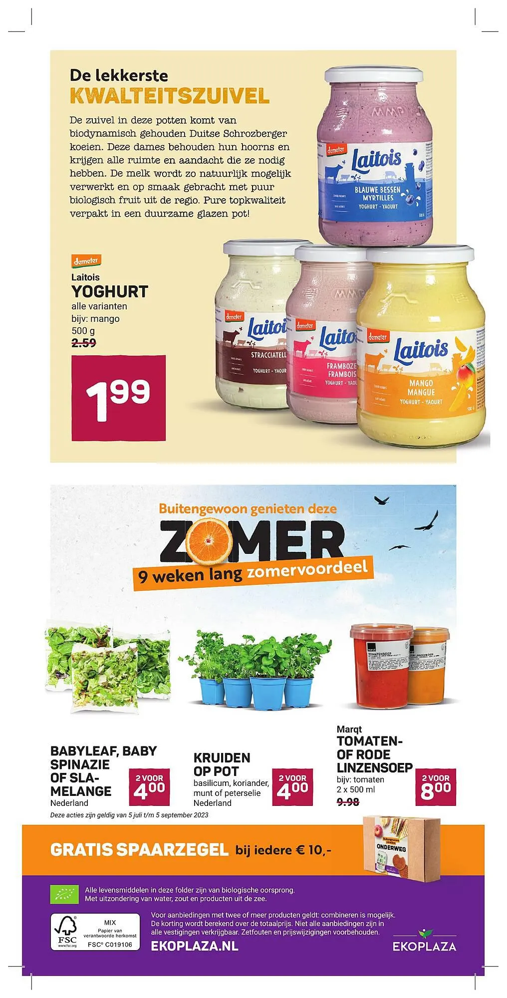 Ekoplaza Folder van 20 juli tot 25 juli 2023 - folder pagina 10