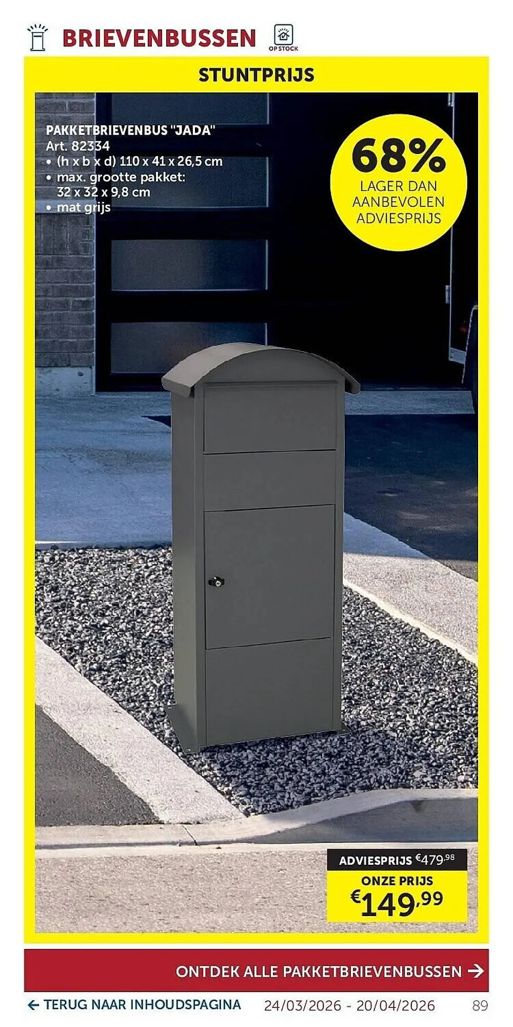 Zelfbouwmarkt folder van 24 maart tot 20 april 2026 - folder pagina 89