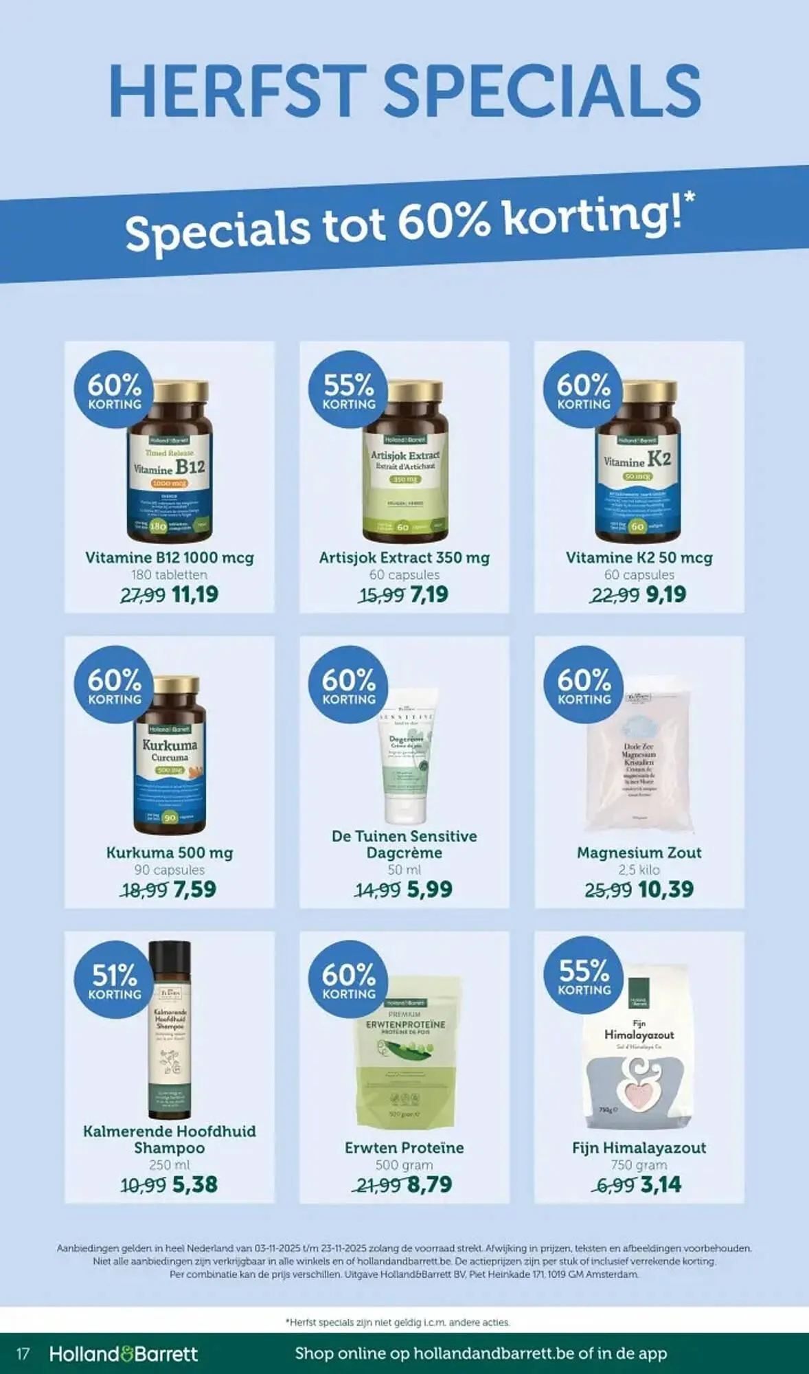 Holland & Barrett folder van 3 november tot 9 november 2025 - folder pagina 17
