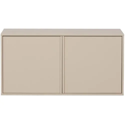 vtwonen kast double Daily - Grenen - Dakargrau - 50x100x58