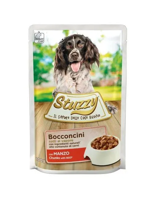 Stuzzy Maaltijdzakjes Adult 100 g - Hondenvoer - Rund