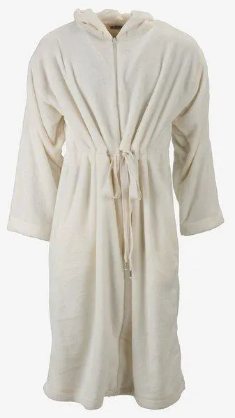 Badjas NYBRO een maat gebroken wit