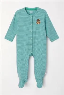 Jumpsuit Woody - groen-blauwe streep