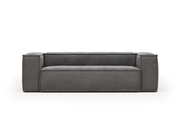 3-zit BLOK - Grijs Corduroy