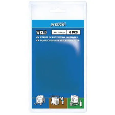 6 GLAZEN 90X110MM WIT WELCO