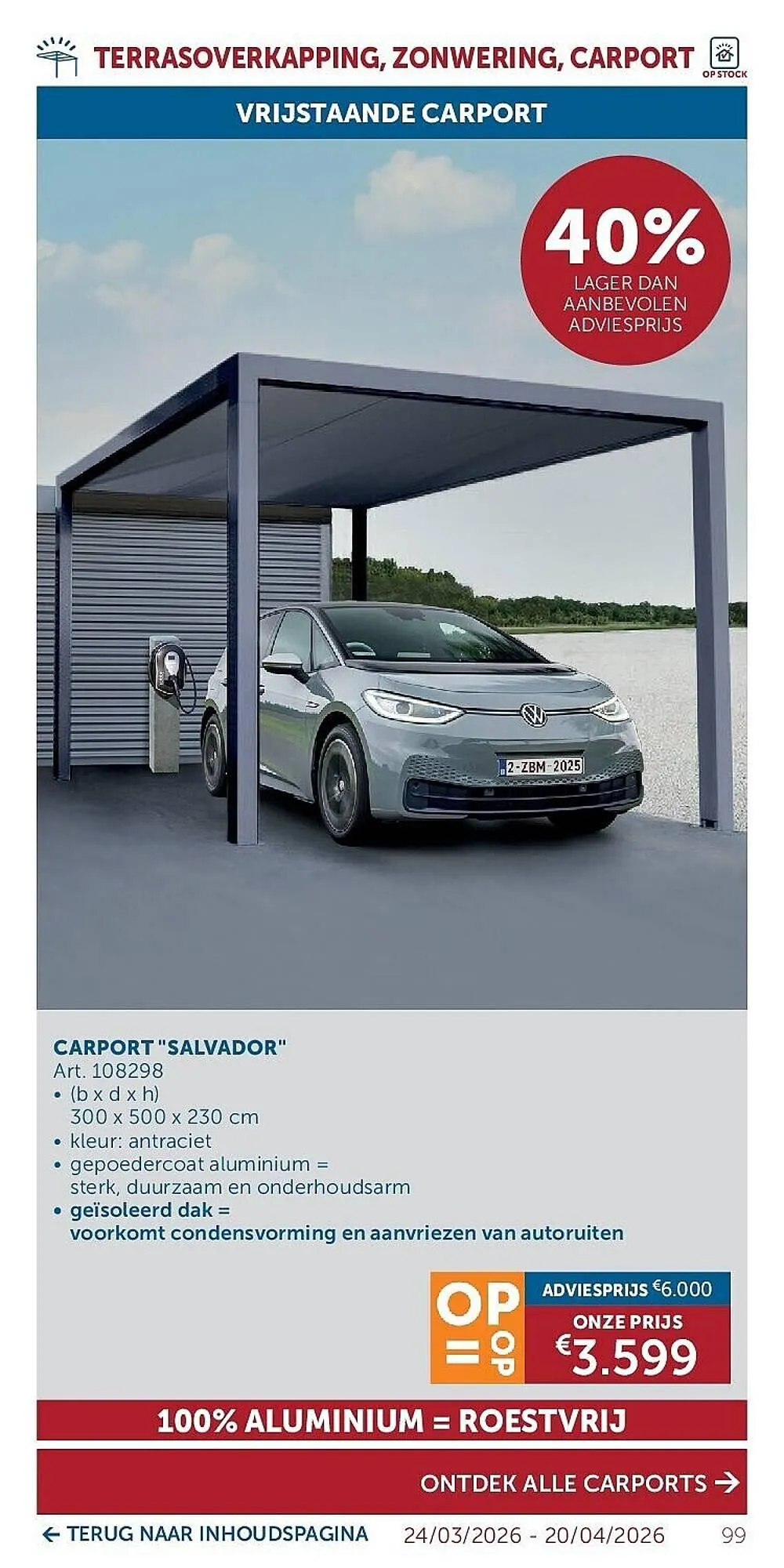 Zelfbouwmarkt folder van 24 maart tot 20 april 2026 - folder pagina 99