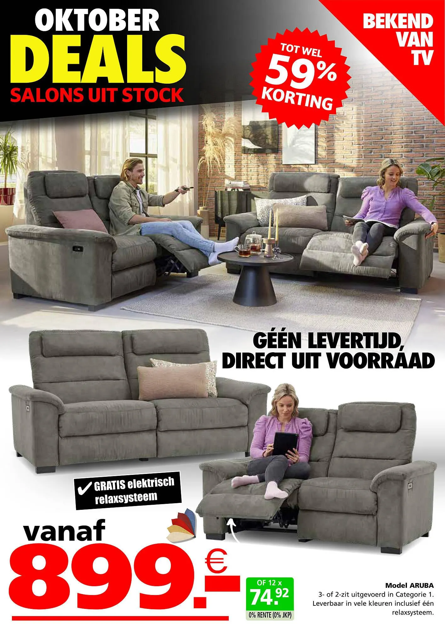 Seats And Sofas Folder van 15 oktober tot 31 oktober 2023 - folder pagina 9