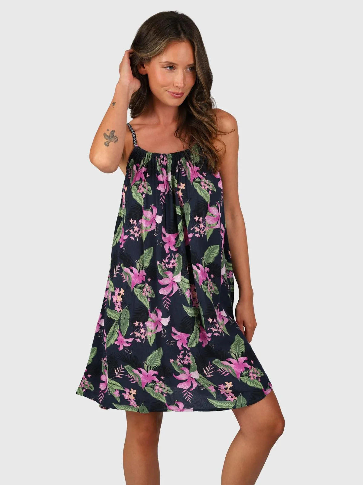 Isla-Tropicana Women Dress | Indigo Blue