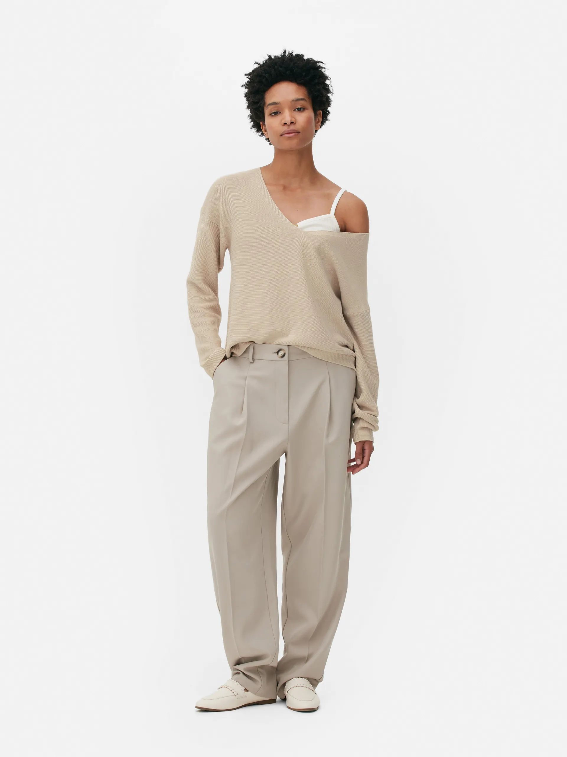 Pull à manches longues et col bateau