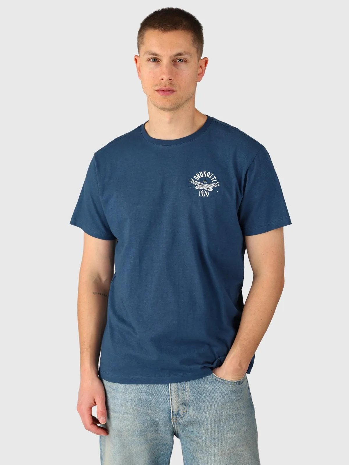 Whiterly Men T-shirt | Night Blue