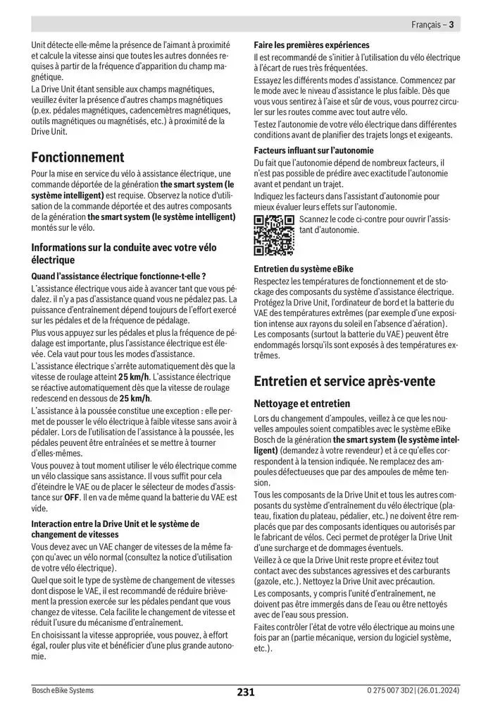 Electric Bike Manual van 12 februari tot 12 augustus 2025 - folder pagina 231