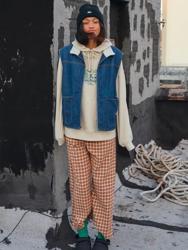 Penarek - Pantalon large à carreaux pour Femme