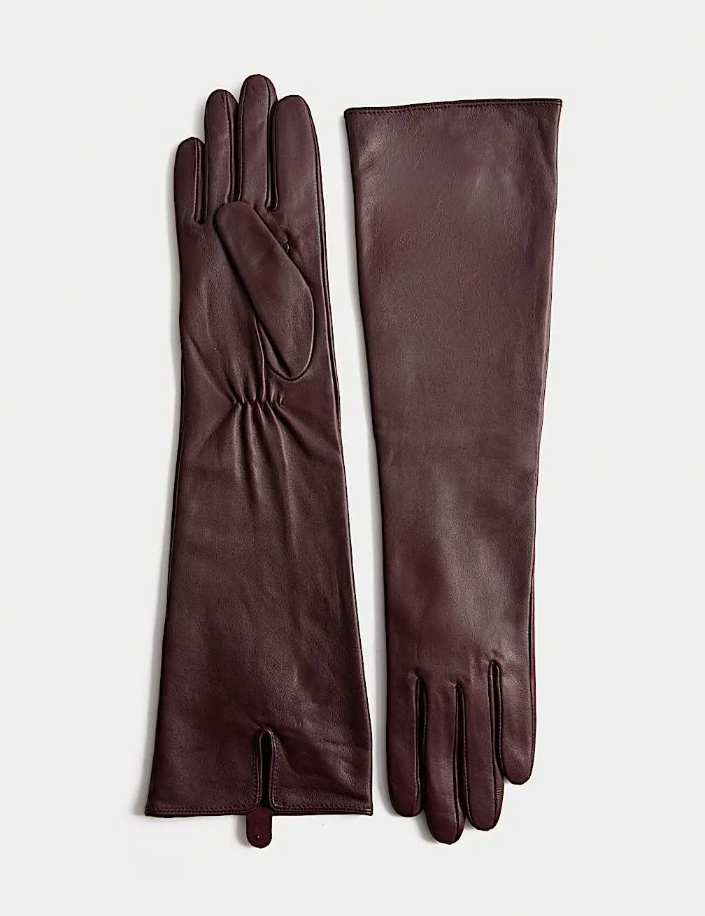Leather Mid Length Gloves