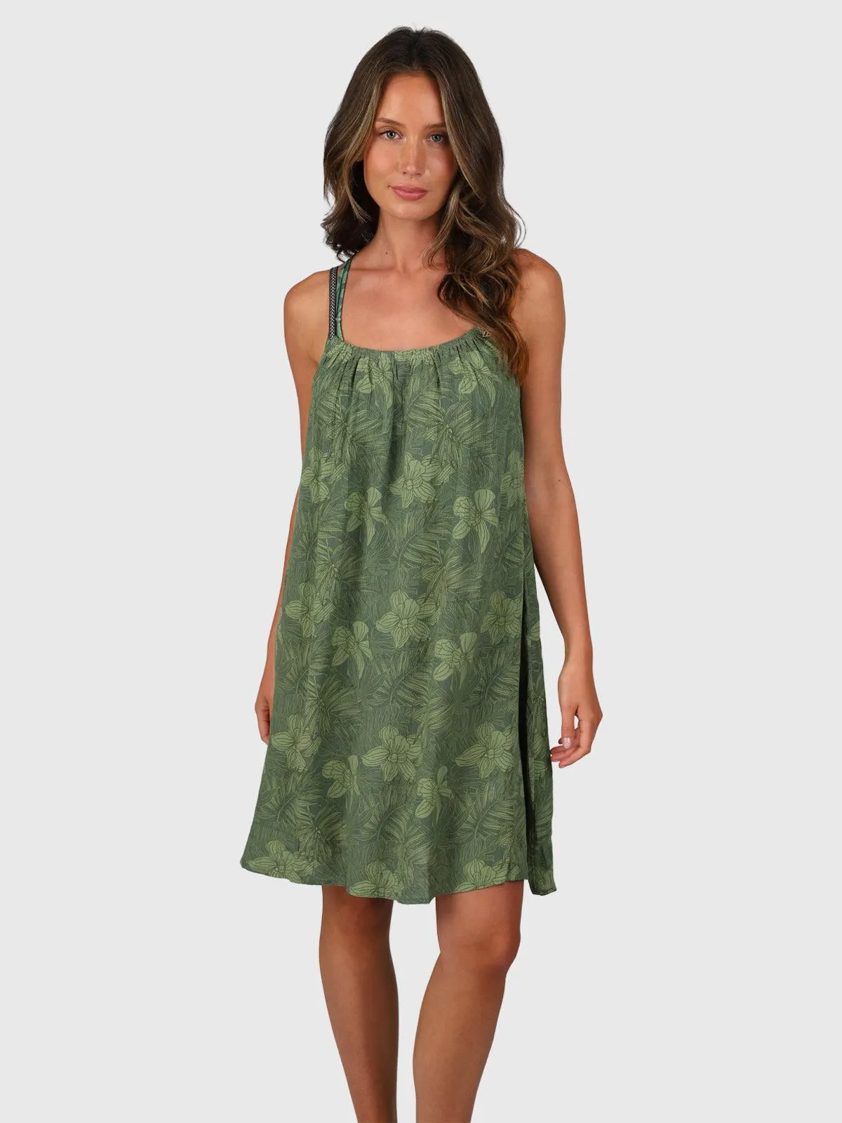 Isla-Leaf Women Dress | Juniper