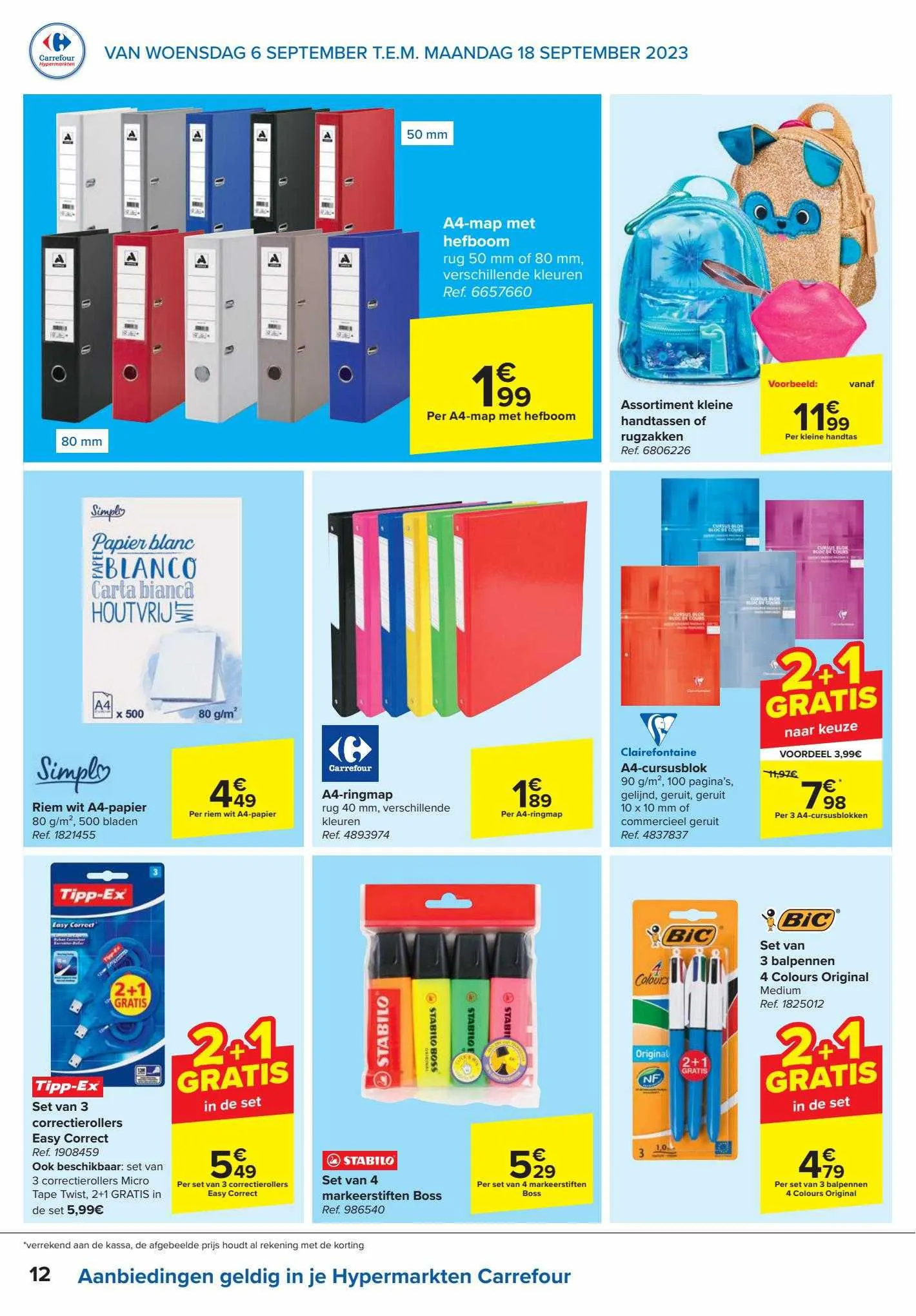 Carrefour Express Folder van 15 september tot 15 september 2023 - folder pagina 12