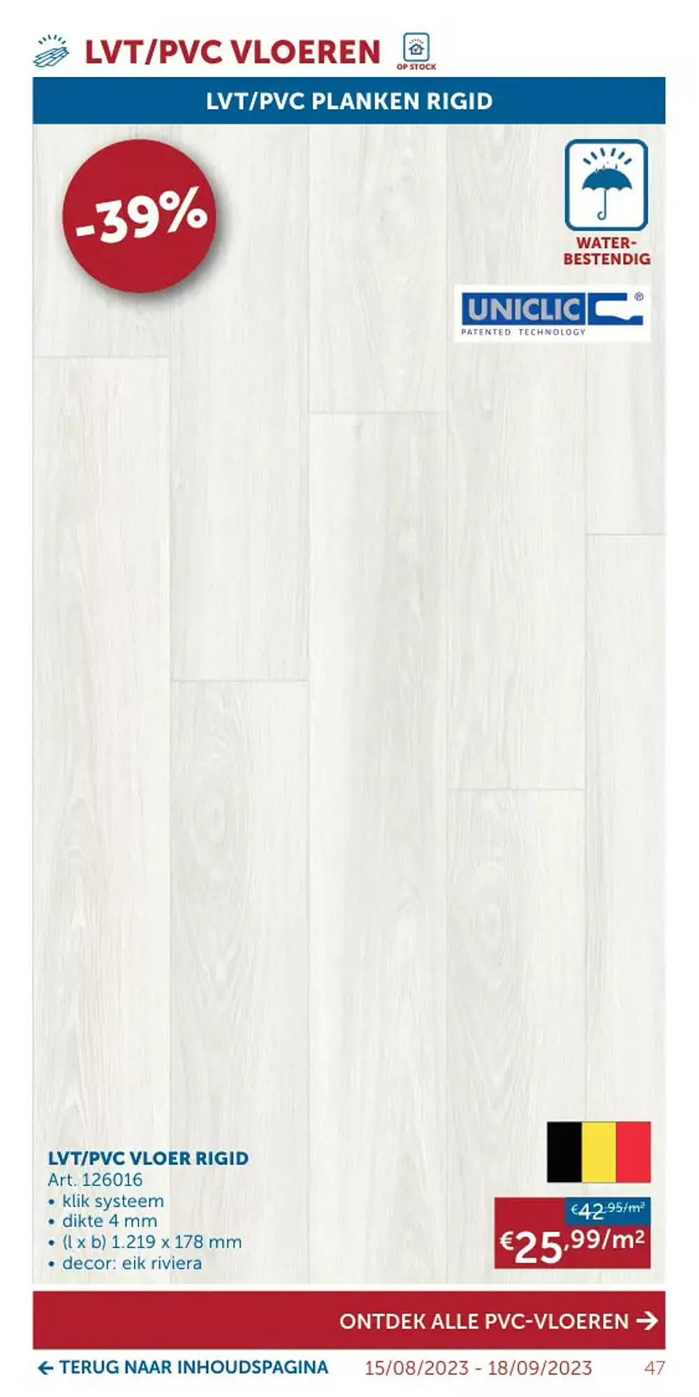 Zelfbouwmarkt folder van 15 augustus tot 18 september 2023 - folder pagina 47