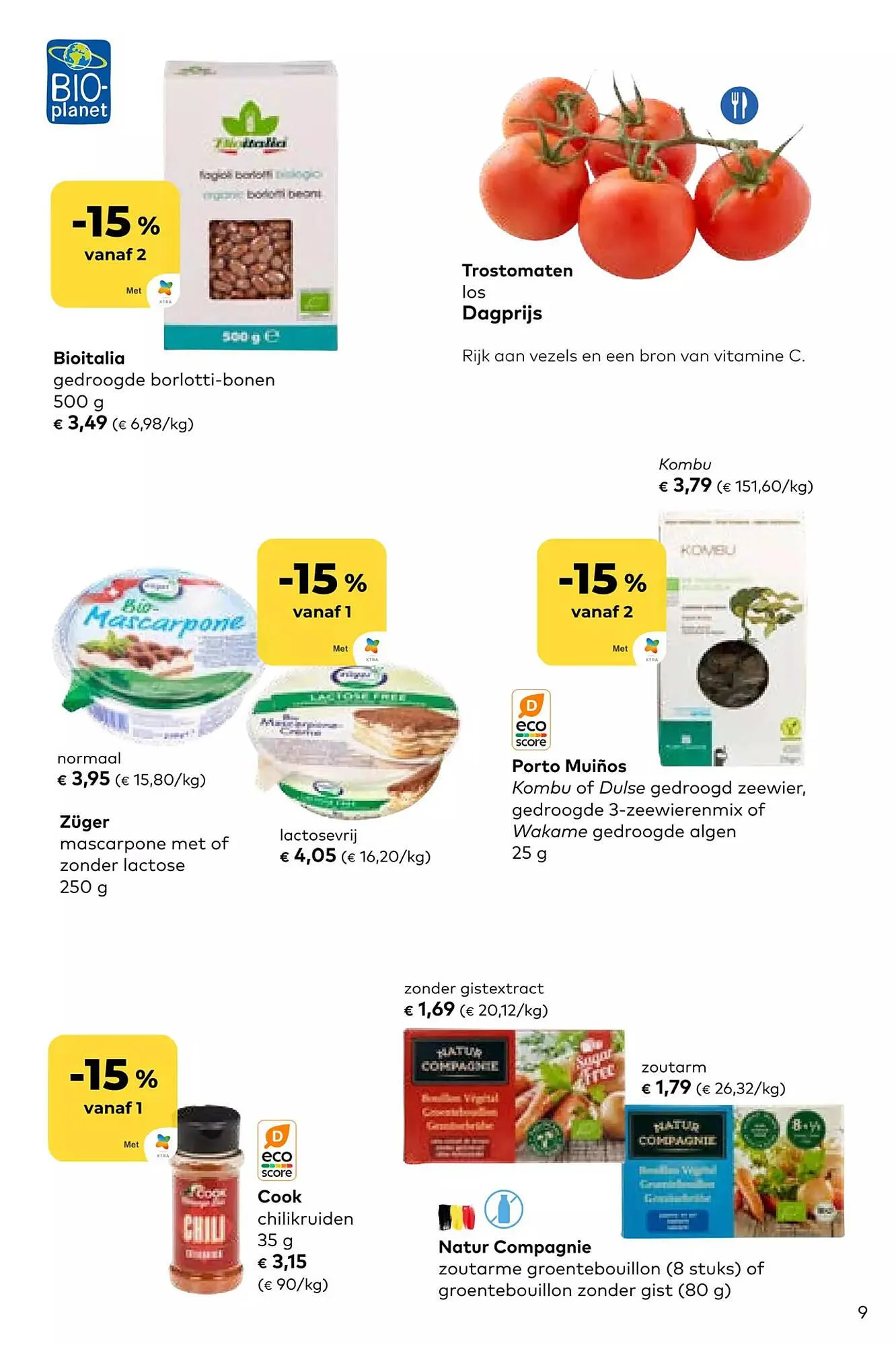 Bio Planet Folder van 17 augustus tot 17 augustus 2023 - folder pagina 9