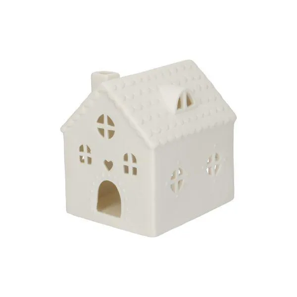 Kersthuisje, gingerbreadhuis, porselein