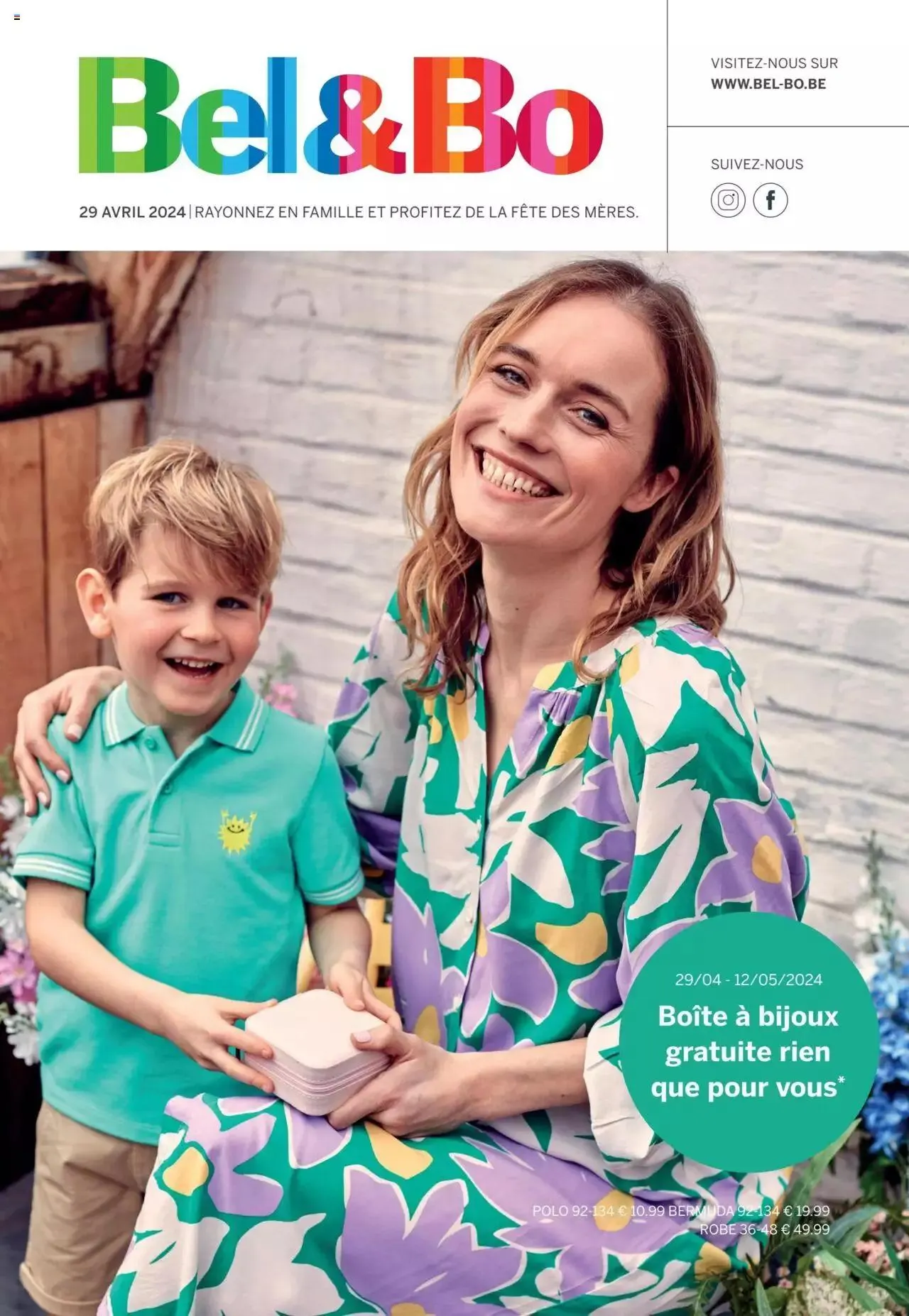 Bel&Bo publicité van 12 mei tot 31 december 2024 - folder pagina 1