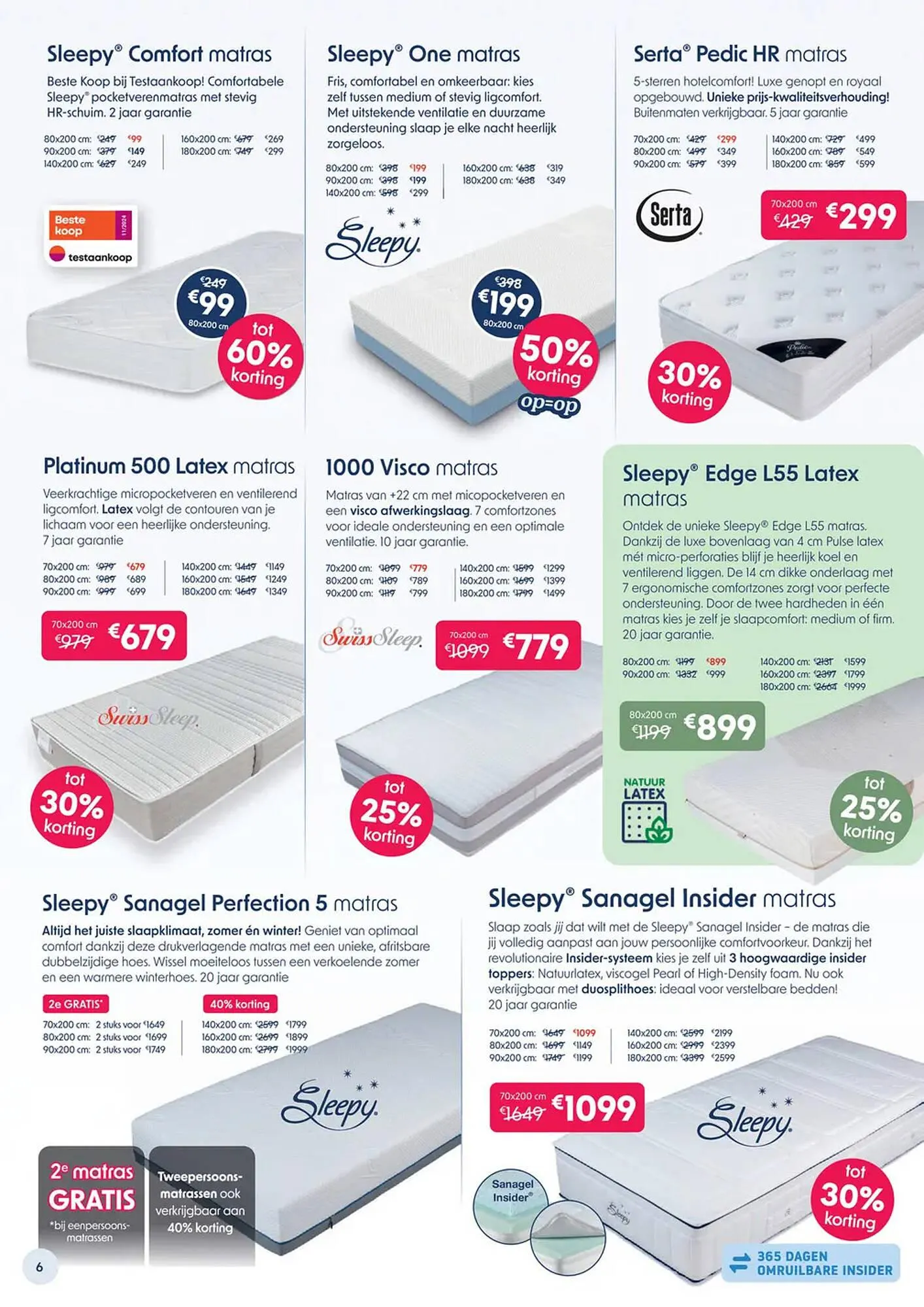 Sleepworld folder van 3 januari tot 31 januari 2026 - folder pagina 6