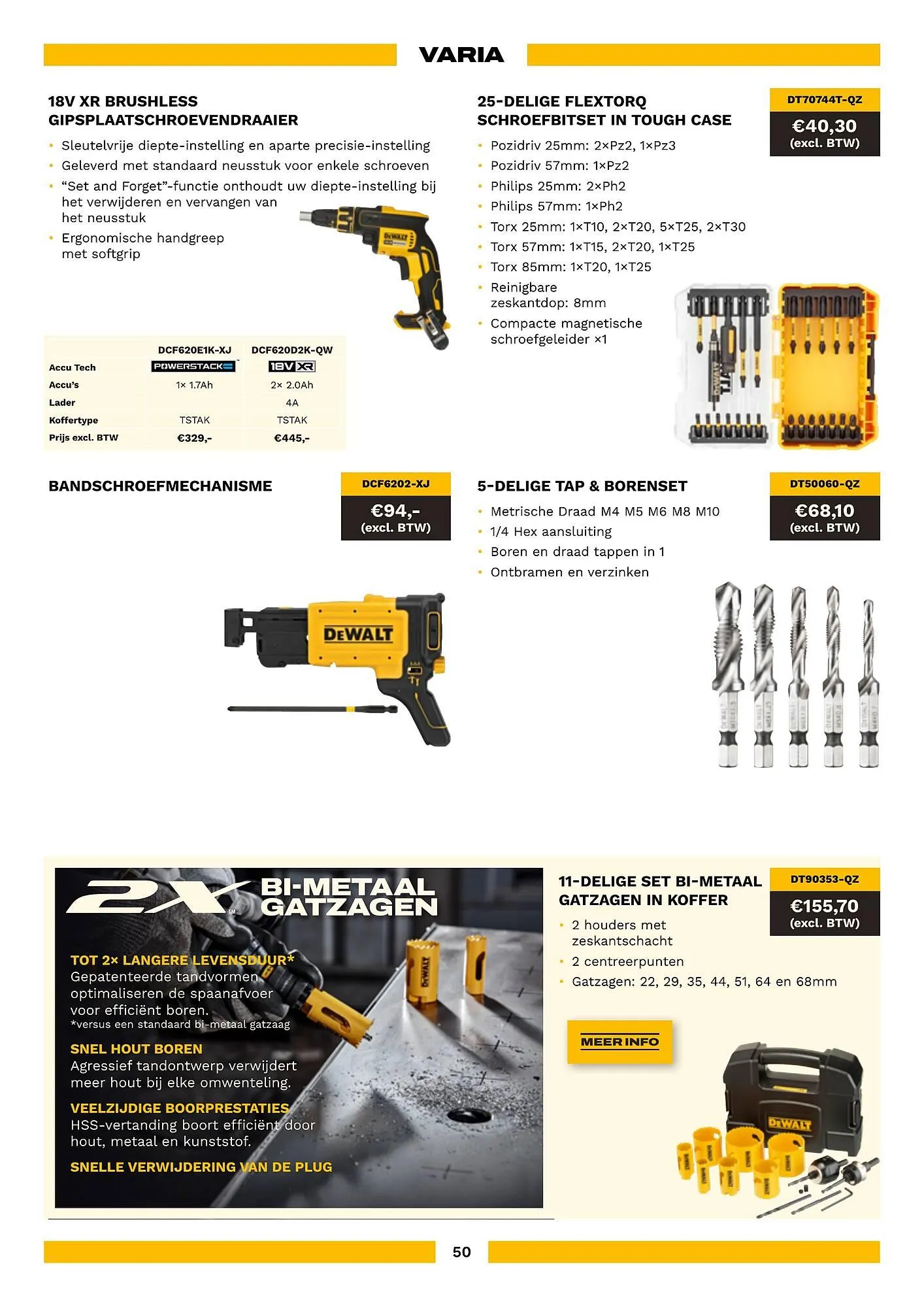 DeWALT folder van 1 februari tot 31 mei 2026 - folder pagina 50