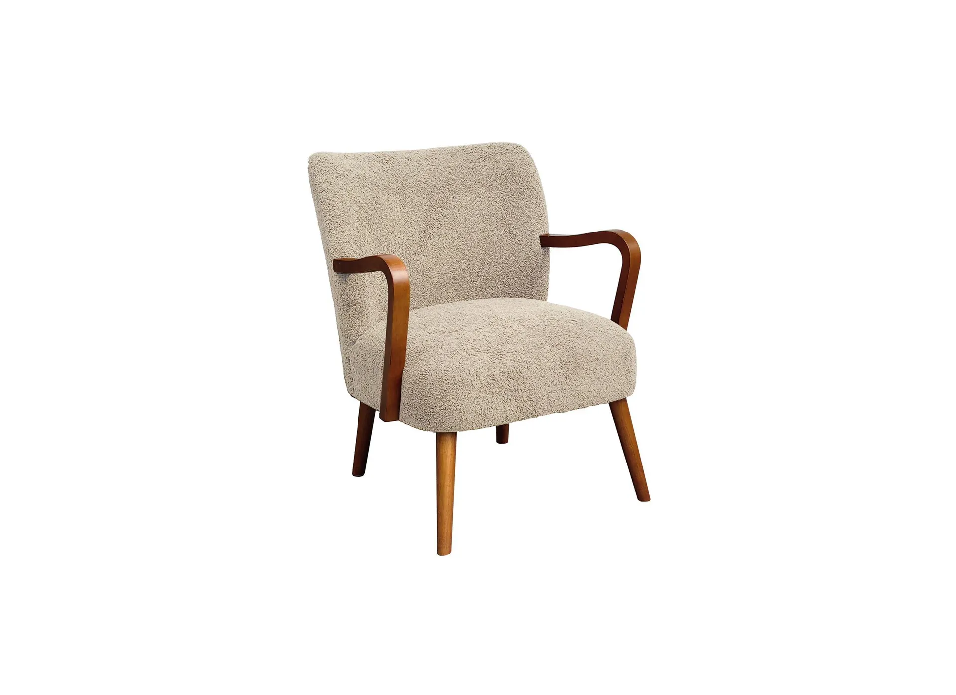 Fauteuil Klimt 62x70x78cm - stof - ecru